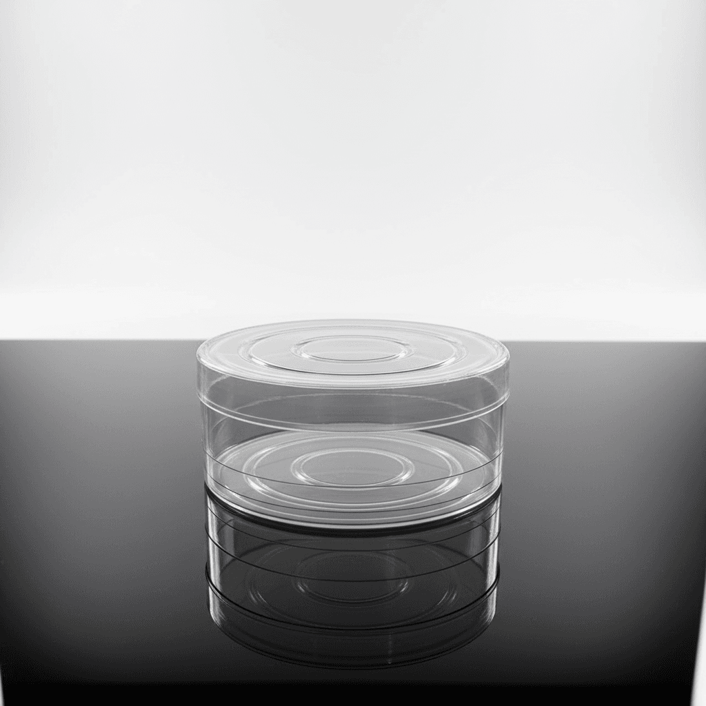 Natural Transparent Jar — 4″ × 40mm
